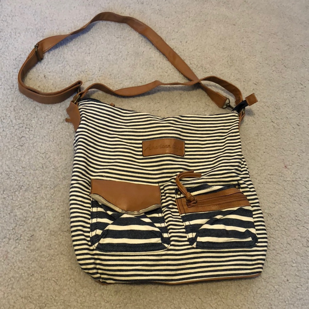 Striped Crossbody
